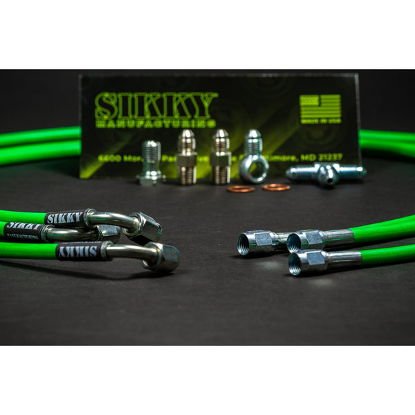 Sikky E36 Pull Back Handbrake Dual Caliper Line Kit