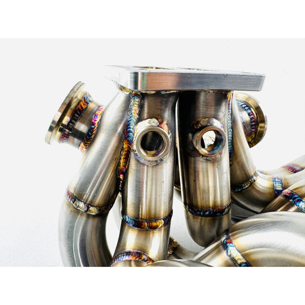 304 Stainless Steel T4 Twin-Scroll S58 Exhaust Manifold — BMW M2 (G87) / M3 (G80) / M4 (G82) (2021–2023)
