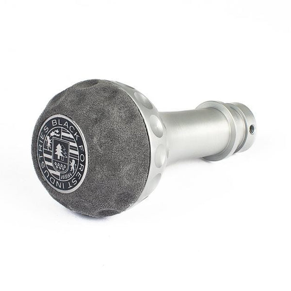 BFI GSB Heavy Weight Shift Knob, Manual, Golf Ball for Volkswagen Golf, Jetta, Passat, Corrado & More (1985–2020) - Gray Alcantara / Machined Finish