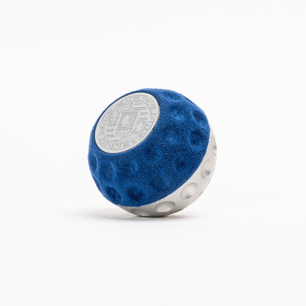 BFI GSB Heavy Weight Shift Knob, Universal - Blue Alcantara / Clear Anodized / Metric