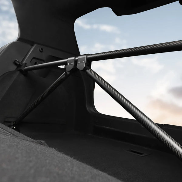 Dry Carbon Fiber Rear Chassis Brace for Volkswagen Golf MK7, MK7.5, MK8 (2013–2024)