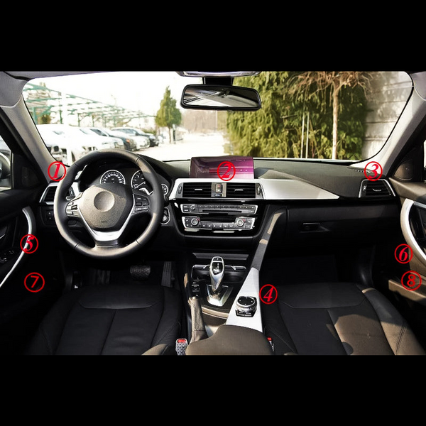 Carbon Fiber Interior Trim Kit for BMW 3 Series / 4 Series F30 / F32 / F34 / F36 (2013-2018) LHD