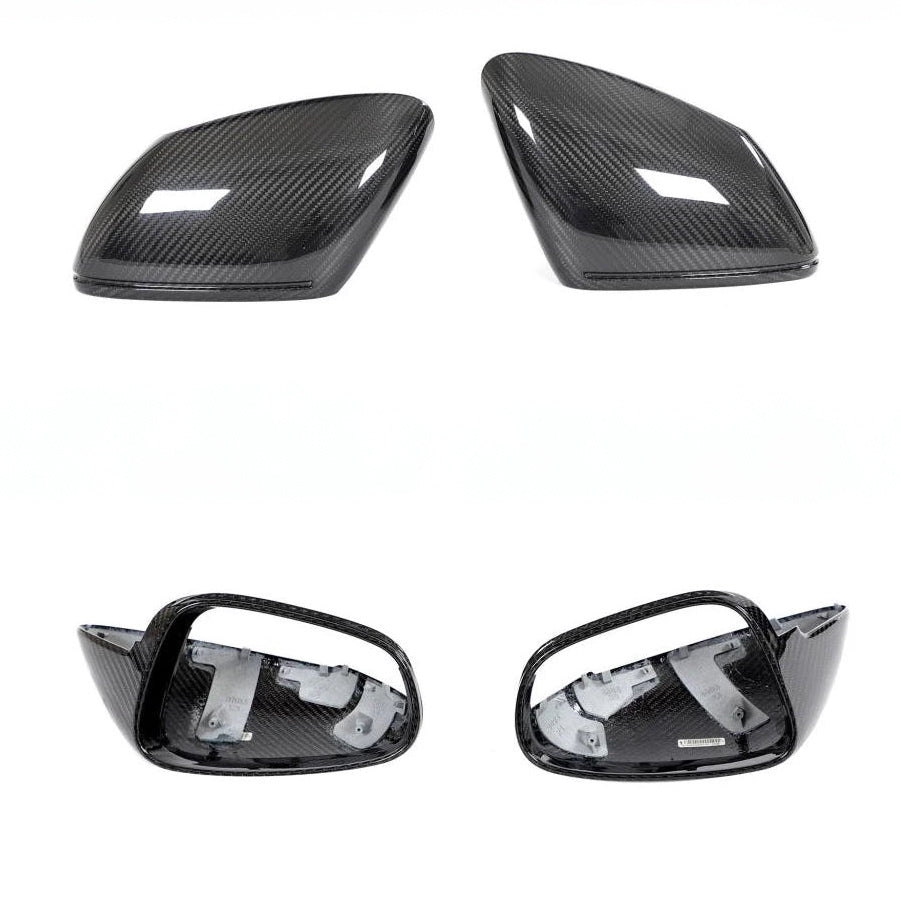 Carbon Fiber Mirror Covers for Porsche Taycan Turbo S (2019-2021) - EuroSpeed