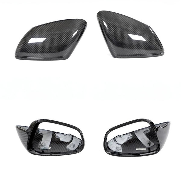 Carbon Fiber Mirror Caps for Porsche Taycan Turbo S (2019-2021)