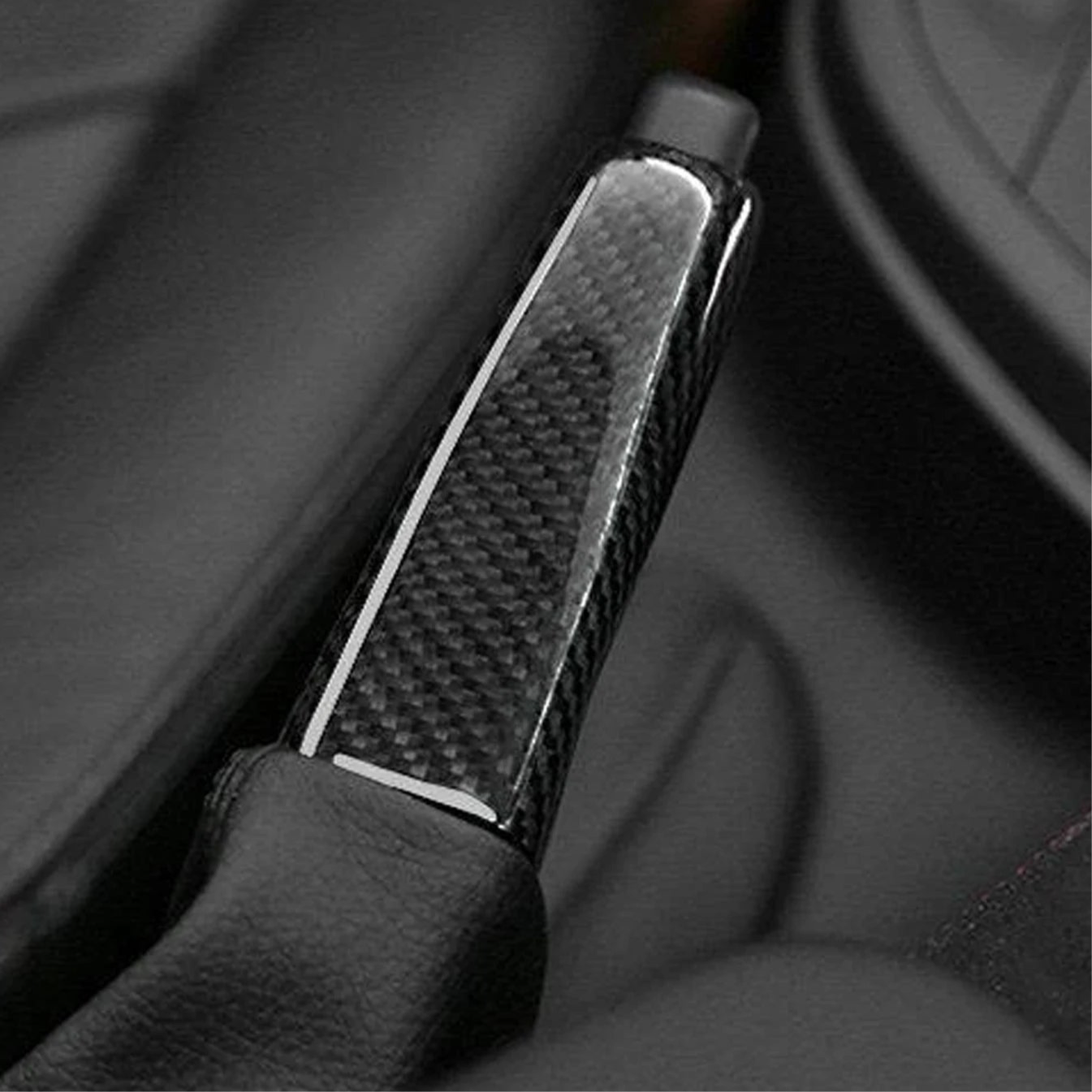 Carbon Fiber Handbrake Handle Cover for BMW E46 / E90 / E92 / F30 / F32 / F80 (1999-2020)