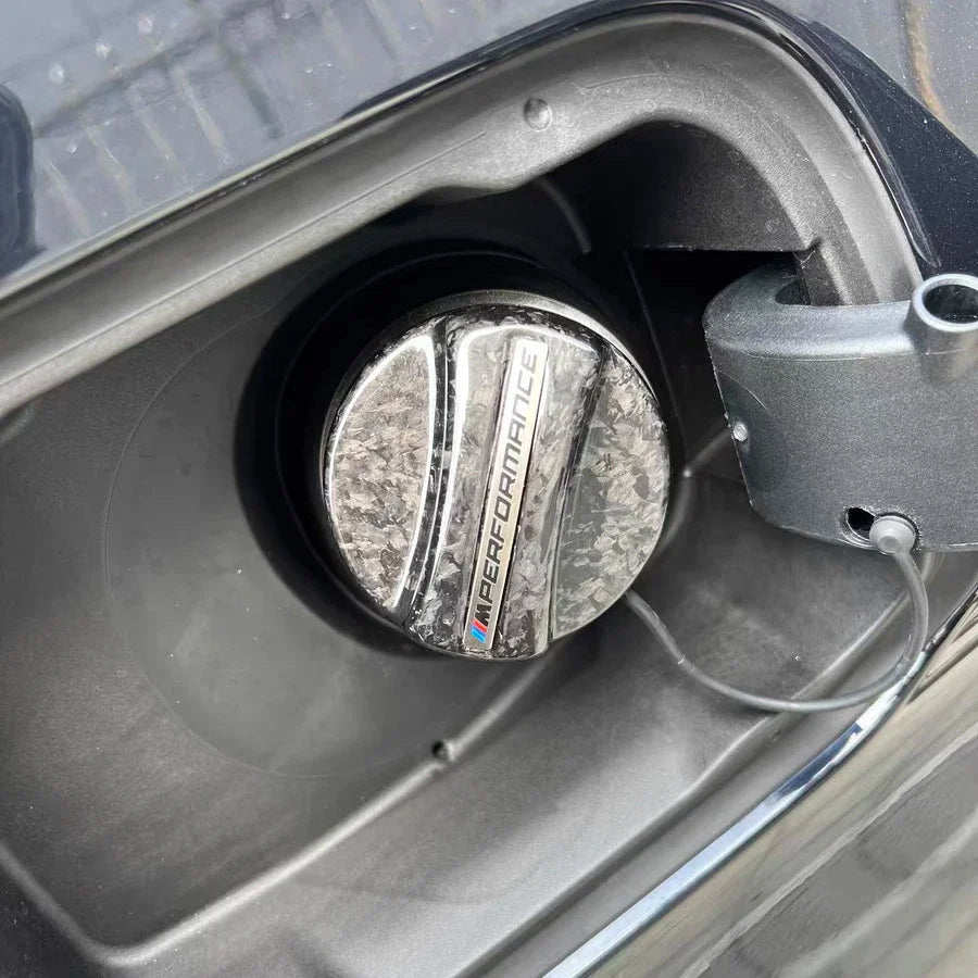 Carbon Fiber Fuel Tank Cap Cover for BMW (E90, E92, F30, F80, F82, M3, M4 & More)