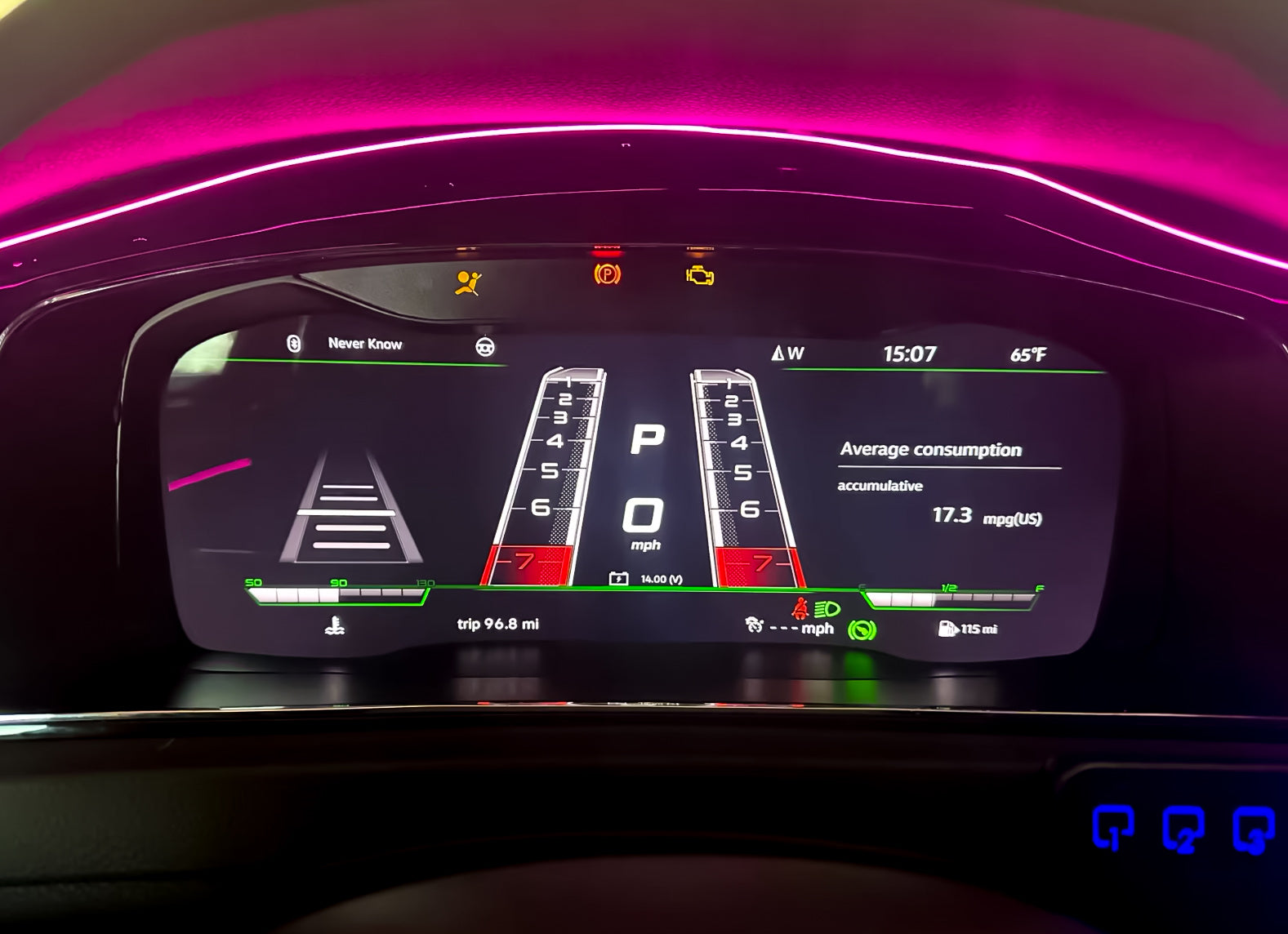 Digital Virtual Cockpit Instrument Cluster Upgrade for VW Golf, Passat, Tiguan, Jetta – LCD Speedometer - EuroSpeed