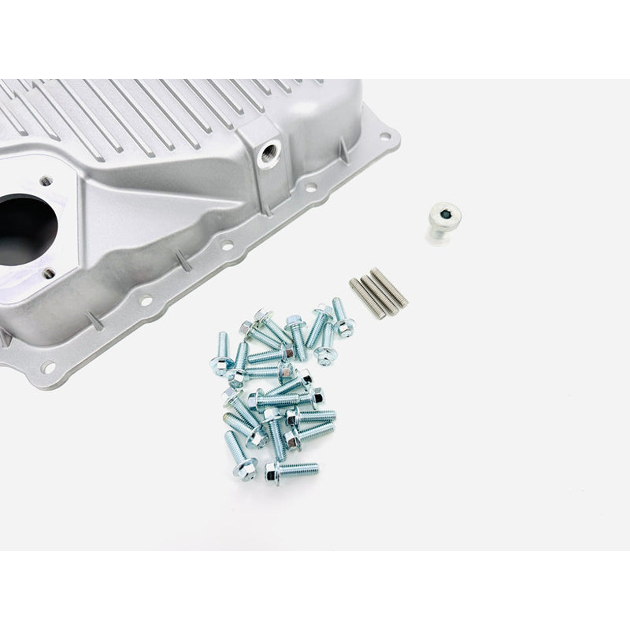 Aluminum Oil Pan Upgrade Kit with Cooling Fins & Internal Baffle System for VW Golf MK7 / 7.5 & Audi A3 S3 8V (EA888.3)