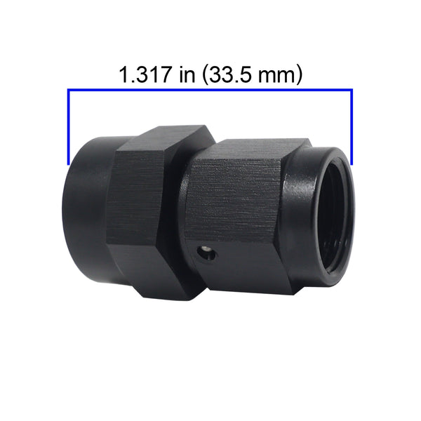 Precision Raceworks AN6 Female Flare to AN6 Female ORB Adapter