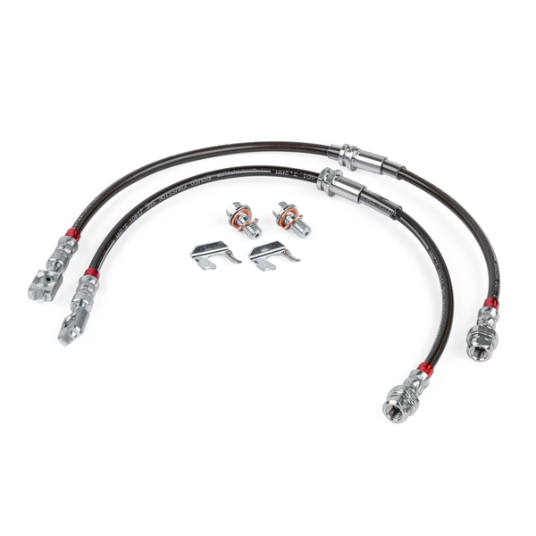 APR Braided Stainless Steel Front Brake Lines for Audi A3 8P, Volkswagen B7 Passat / MK1 EOS / MK2 Beetle / Golf GTI MK5 / Jetta MK5 & More