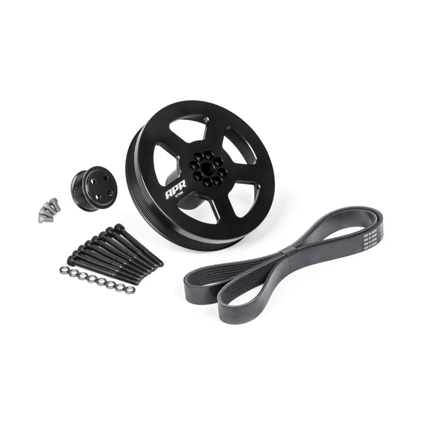 APR Supercharger Drive & Crank Pulley Kit for Audi Q5 B8 / S4 B8 / S5 B8 / SQ5 B8 / A6 C7 / A7 C7 & More