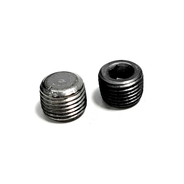 ARM Motorsports 1/8" Charge Pipe Meth Bung Block Off Caps — VW / Audi / BMW