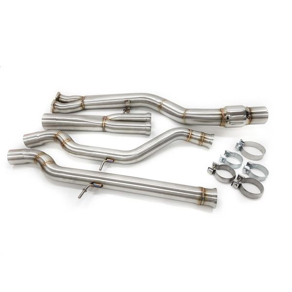 ARM Motorsports 3.5" Resonated Midpipe Upgrade for BMW M3 F80 / M4 F82 / M4 F83 (2015–2020)
