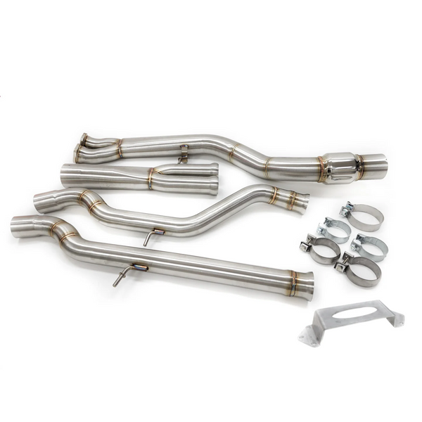 ARM Motorsports 3.5" Resonated Midpipe Upgrade — BMW M3 / M4 (F80/F82/F83) (2015–2020)