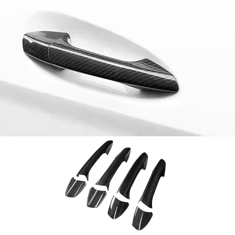 Carbon Fiber Door Handle Covers for Mercedes-Benz W176, W246, W204, W207, W212, W221, W156, X204, W117, W218, GL, GLS, W166, R172, SL, QX30