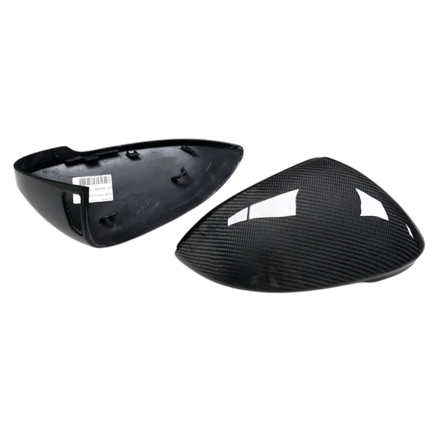 Carbon Fiber Mirror Cap Replacements for Volkswagen Golf MK8 (2020-2024)