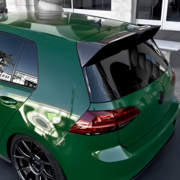 Carbon Fiber Rear Wing Spoiler V3 - Volkswagen Golf GTI / Golf R MK7 / MK7.5 (2014-2019)