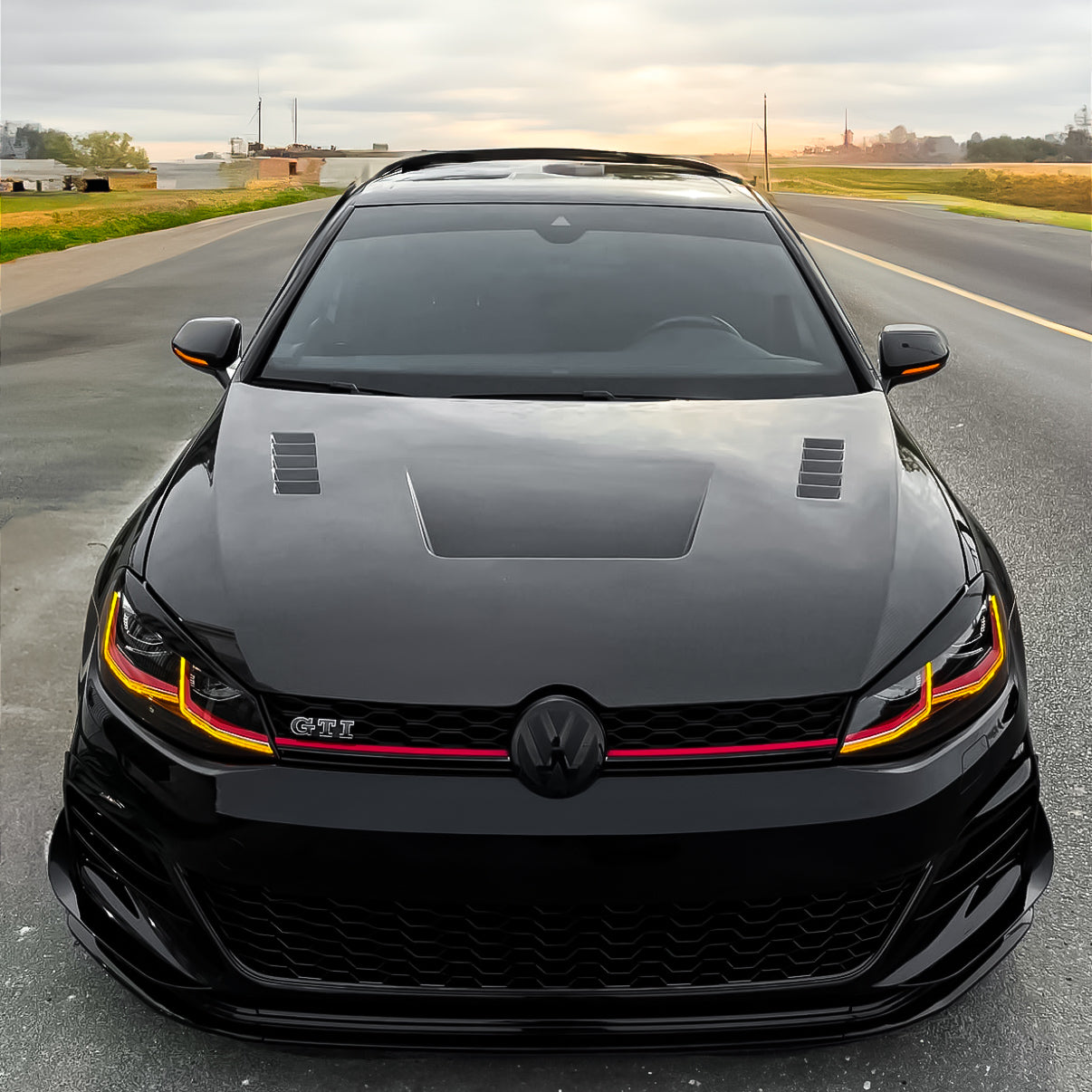 Carbon Fiber Vented Hood V2 - Volkswagen Golf MK7 / MK7.5 (2014-2019)