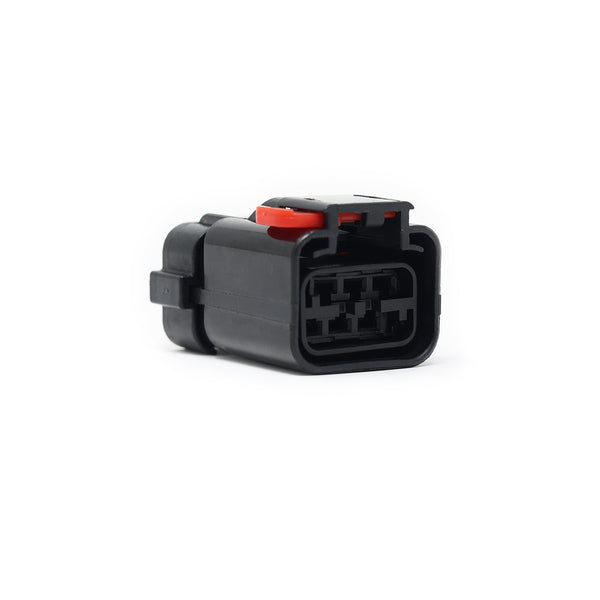 Precision Raceworks 6-Pin 90 Degree Bulkhead Connector