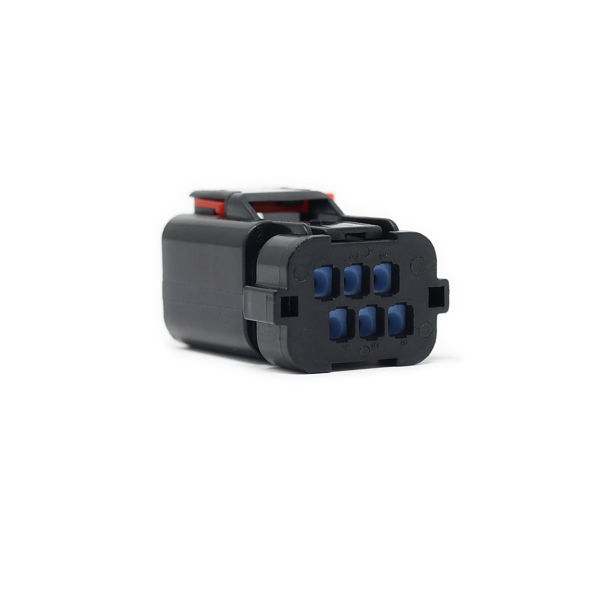 Precision Raceworks 6-Pin 90 Degree Bulkhead Connector