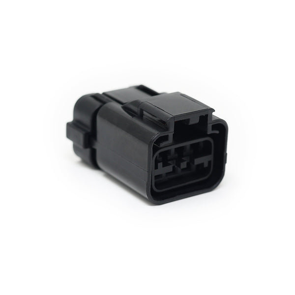 Precision Raceworks 6-Pin 90 Degree Bulkhead Connector