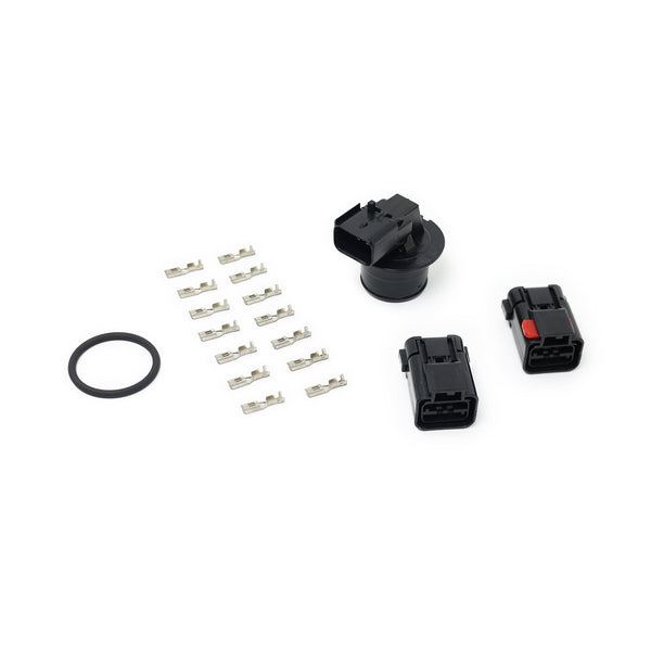 Precision Raceworks 6-Pin 90 Degree Bulkhead Connector