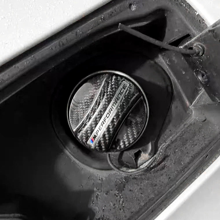 Carbon Fiber Fuel Tank Cap Cover for BMW (E90, E92, F30, F80, F82, M3, M4 & More)