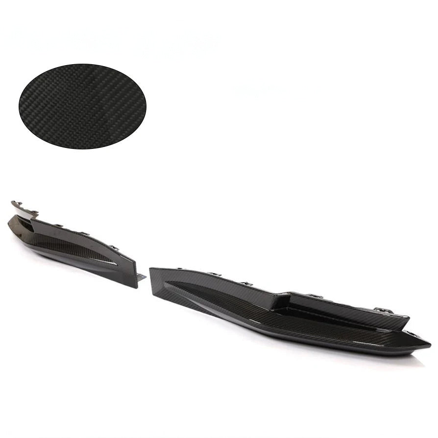 Carbon Fiber Rear Bumper Canard Splitter Flaps for BMW M4 G82 / M4 G83 (2021-2022)
