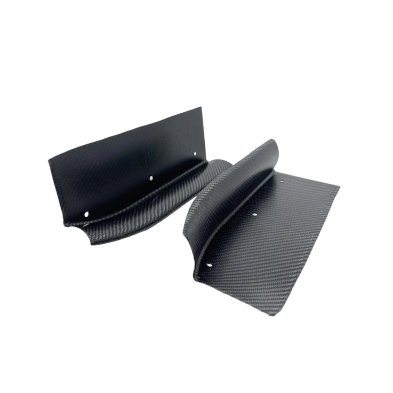 CJM Industries Carbon S-Glass Splitter Endplates — Volkswagen Golf GTI / Golf R (MK7) (2015–2021)