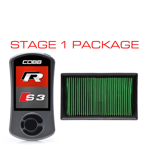 COBB Stage 1 Power Package for Audi S3 8V, Volkswagen Golf R MK7 (2015–2021)