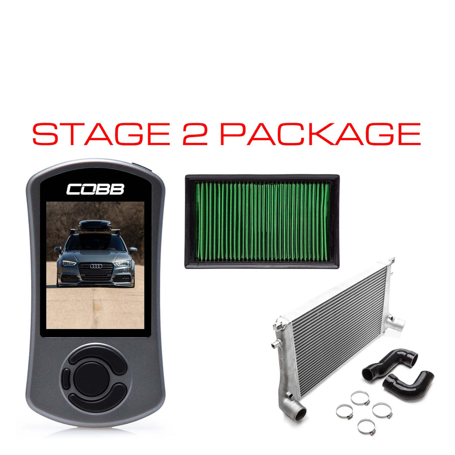 COBB Stage 2 Power Package for Audi A3 8V (2015–2020)