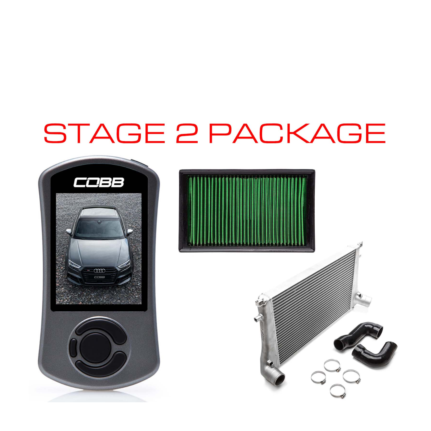 COBB Stage 2 Power Package for Audi S3 8V (2015–2020)