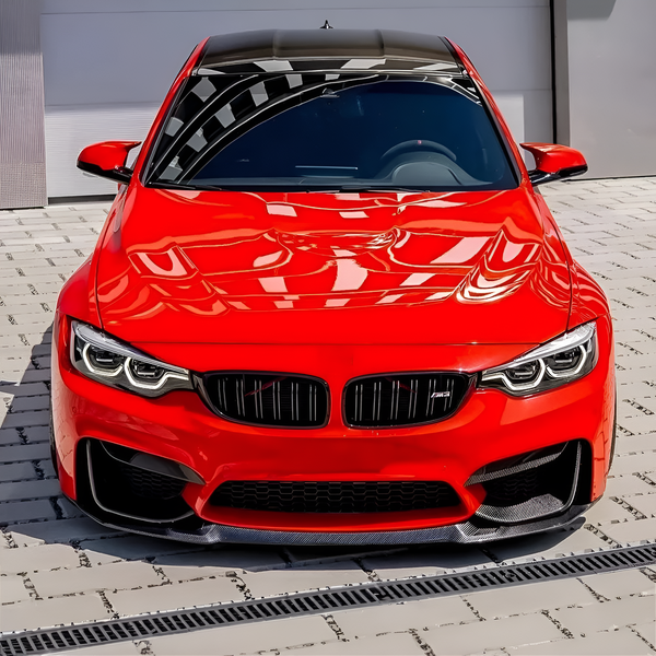 Carbon Fiber Front Bumper Lip Splitter for BMW F80 M3, F82/F83 M4 (2014-2019) - EuroSpeed