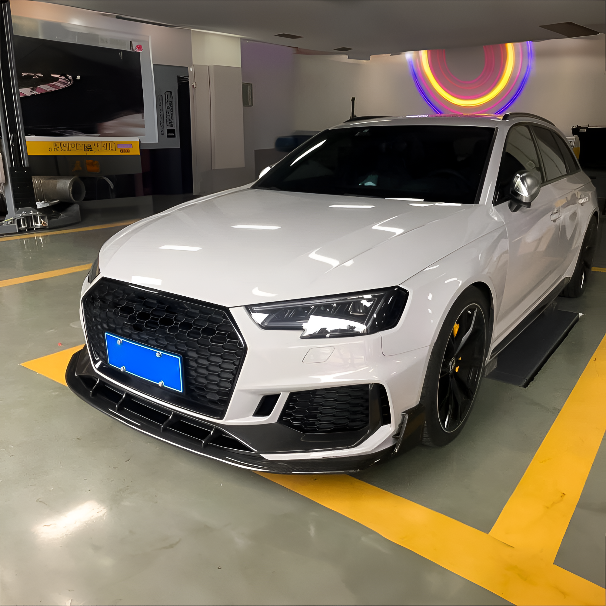 Carbon Fiber Front Lip for Audi RS4 B9 (2019)