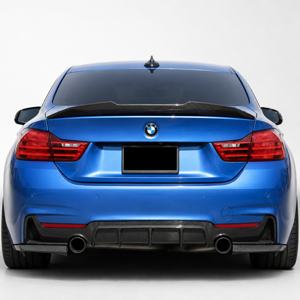 Carbon Fiber Rear Spoiler V3 for BMW 4 Series F32 / M4 F82 (2014-2020) - EuroSpeed