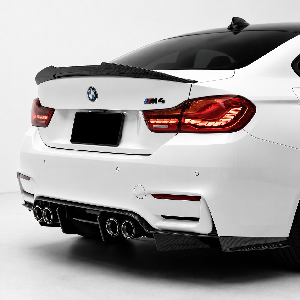 Carbon Fiber Rear Spoiler V3 for BMW 4 Series F32 / M4 F82 (2014-2020) - EuroSpeed