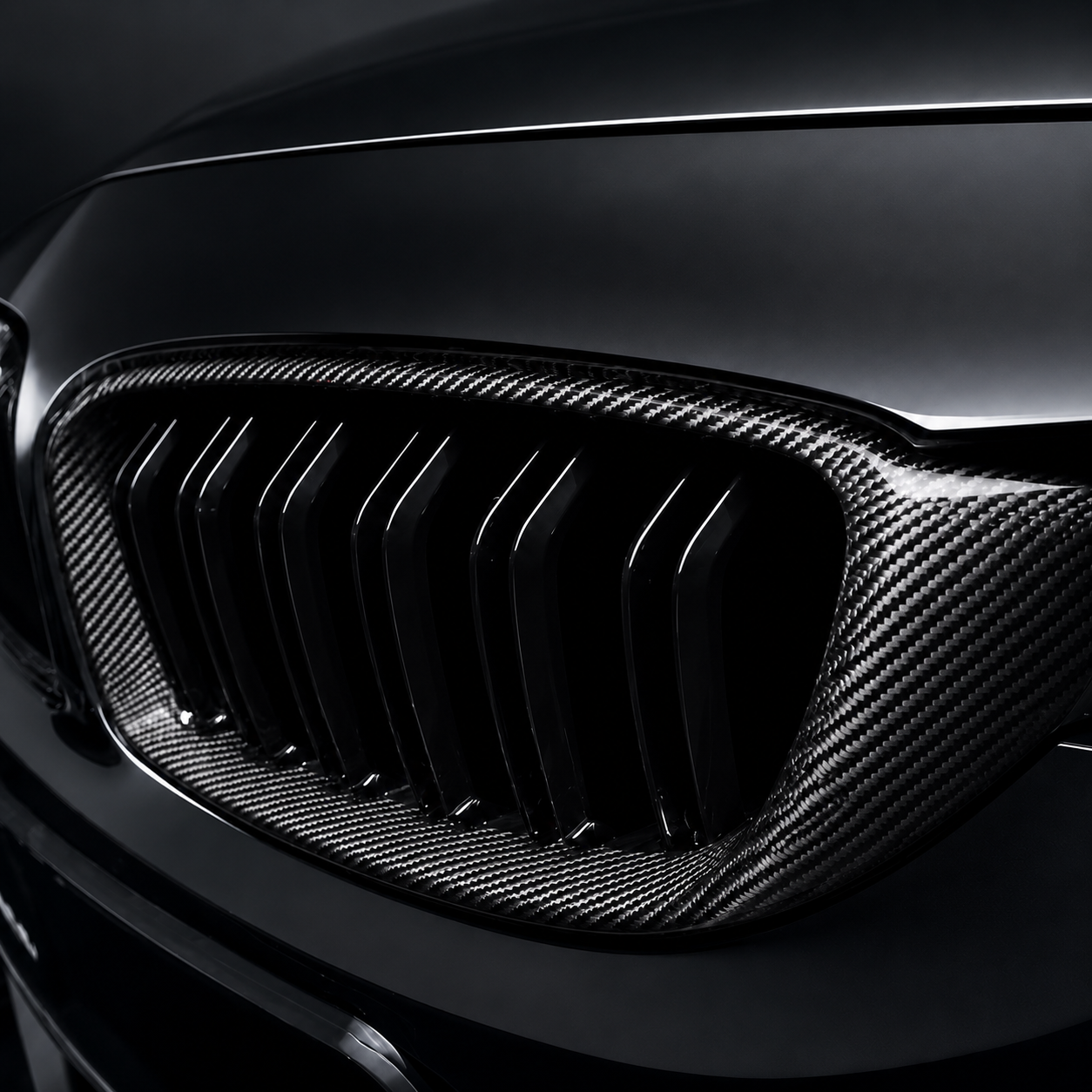 Dry Carbon Fiber Kidney Grille for BMW F80 M3 & F82/F83 M4 (2012-2019) - EuroSpeed