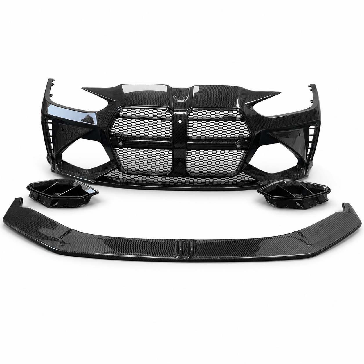 Dry Carbon Fiber Front Bumper Kit for BMW M4 F82/F83 (2015-2020) - EuroSpeed