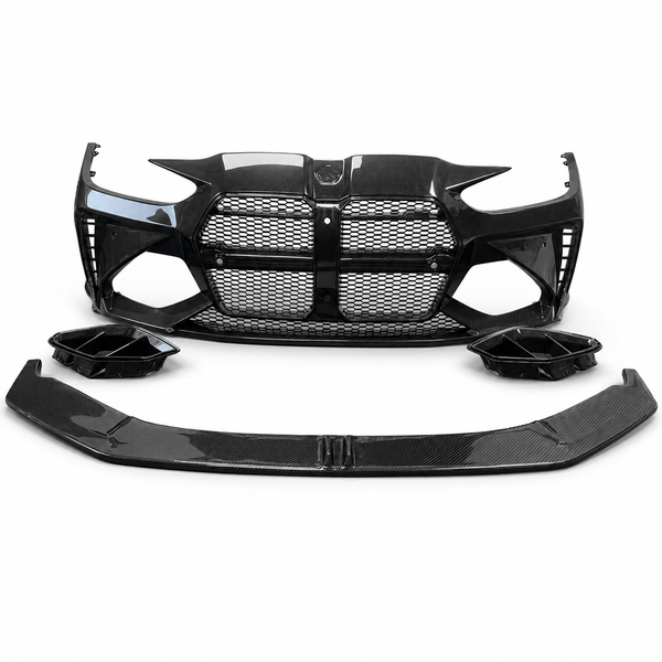 Dry Carbon Fiber Front Bumper Kit for BMW M4 F82/F83 (2015-2020) - EuroSpeed