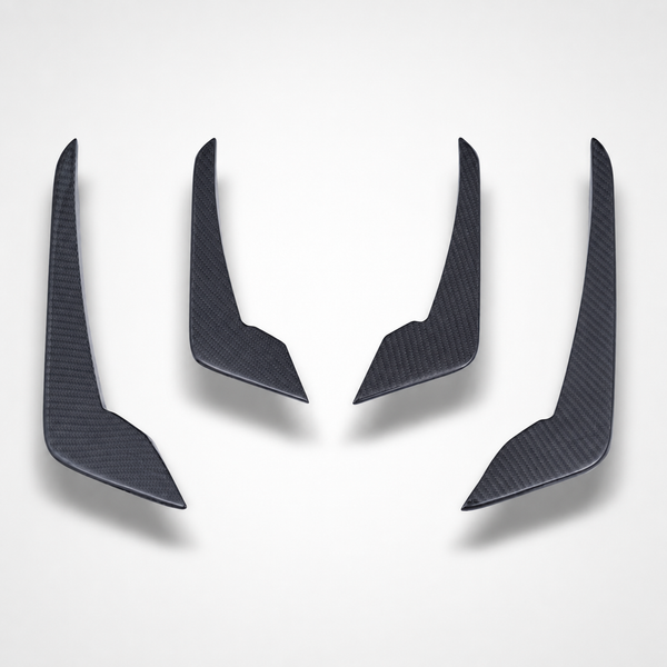 Dry Carbon Fiber Front Bumper Canards for BMW M3 G80 & M4 G82 (2021-2027) - EuroSpeed