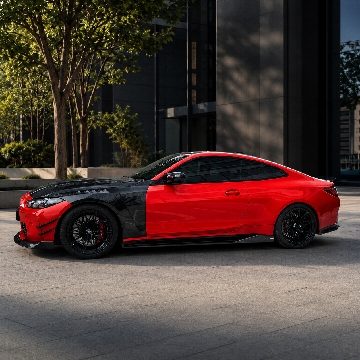 Dry Carbon Fiber Side Skirts for BMW M4 G82 (2021-2027) - EuroSpeed