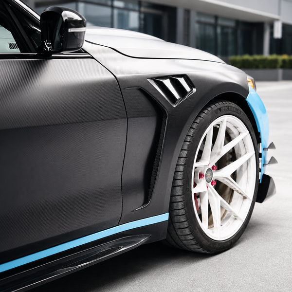 Dry Carbon Fiber Front Fenders for BMW G80 M3 & G82 M4 (2020-2027) - EuroSpeed