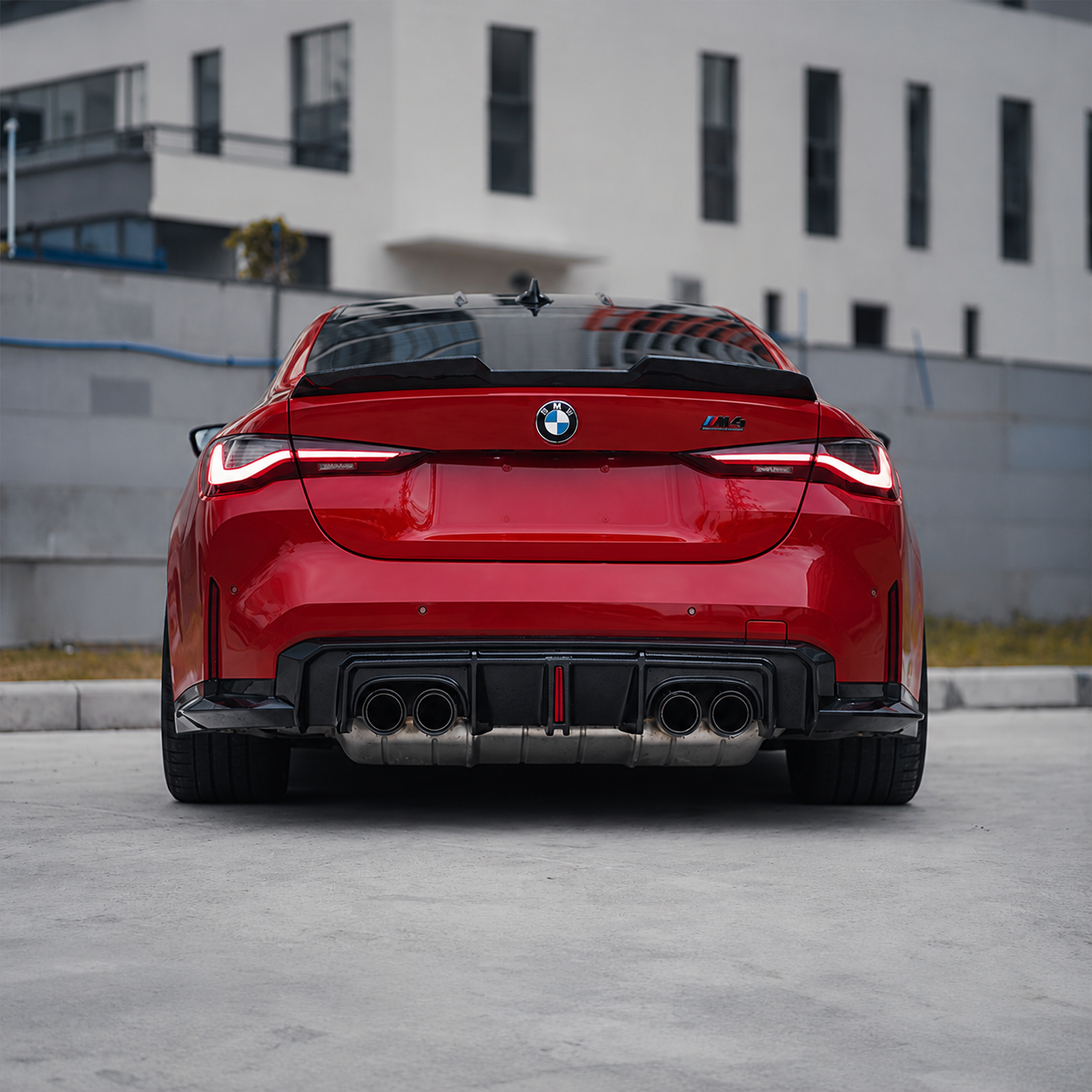 Dry Carbon Fiber Rear Diffuser for BMW M4 F82 / F83 (2015-2020) - EuroSpeed