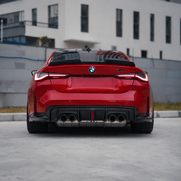 Dry Carbon Fiber Rear Diffuser for BMW M4 F82 / F83 (2015-2020) - EuroSpeed