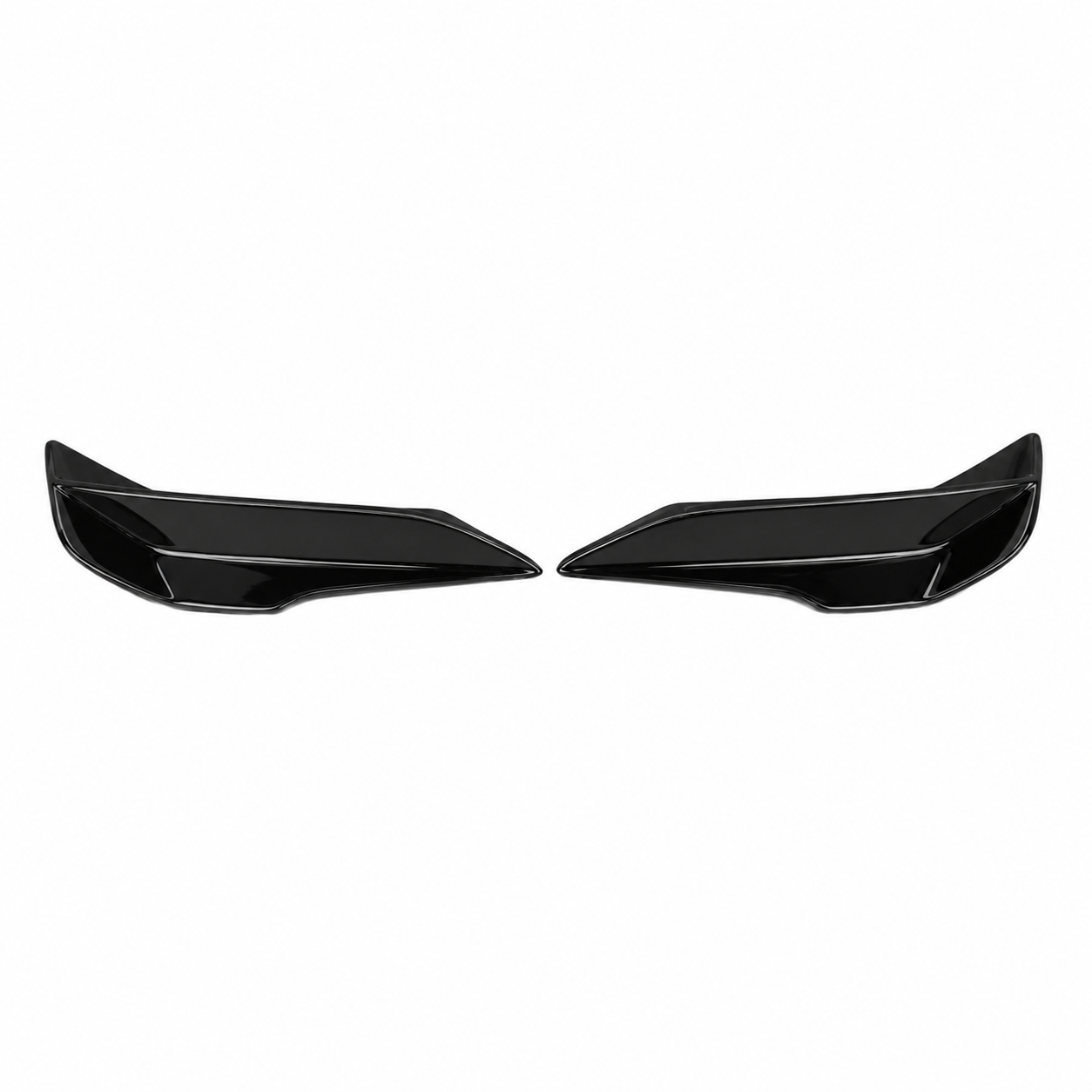 Carbon Fiber Front Bumper Bottom Vent Upper Trims for BMW M3 F80 & M4 F82/F83 (2015-2020) - EuroSpeed