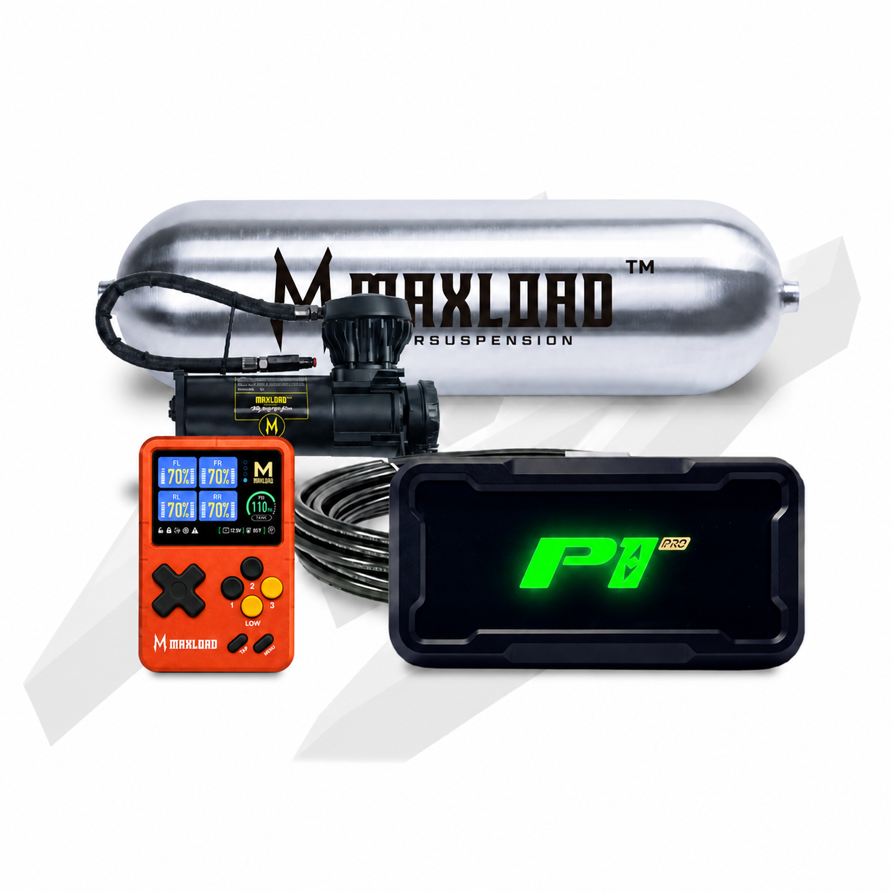 MaxLoad P1 Pro Air Management Kit - Single V680 Compressor & 3 Gallon Tank