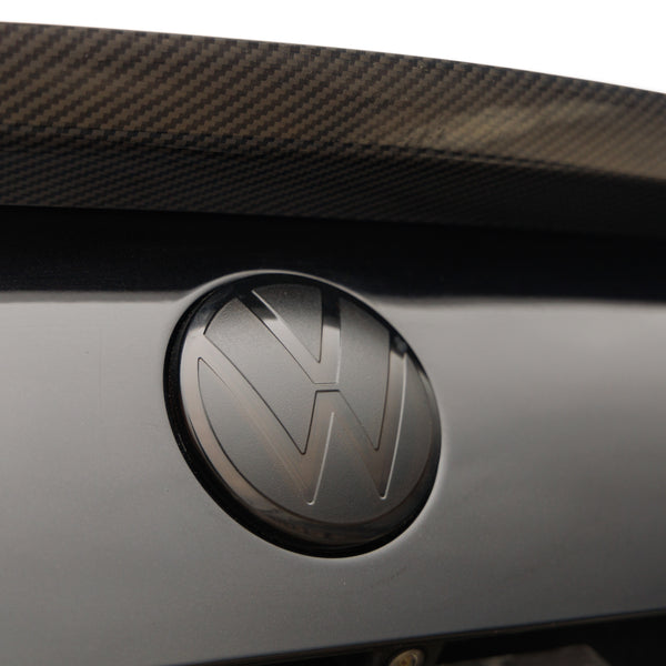 Front & Rear Emblem Covers (Black) for Volkswagen Golf 6/7/7.5/8, Passat, Polo, CC, Jetta, Tiguan