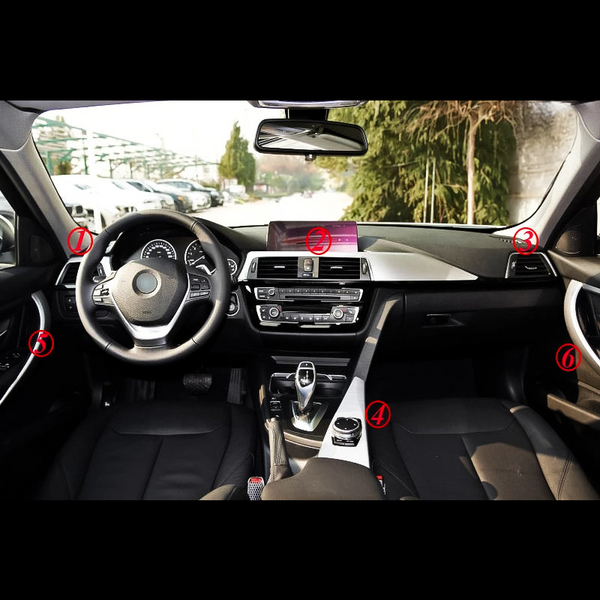 Carbon Fiber Interior Trim Kit for BMW 3 Series / 4 Series F30 / F32 / F34 / F36 (2013-2018) LHD