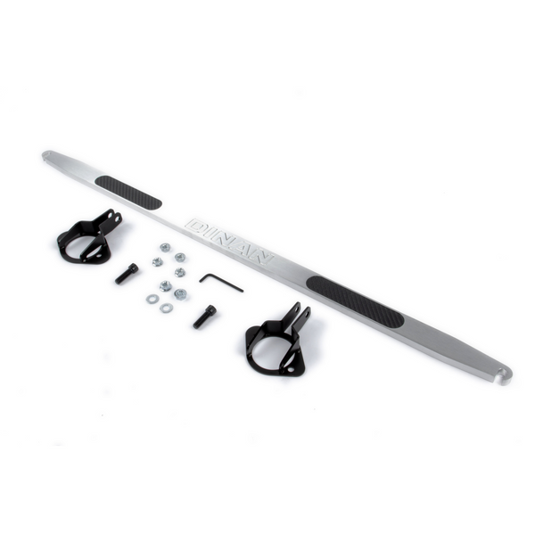 Dinan Rear Brushed Aluminum Shock Tower Brace — BMW 323i / 325i / 328i / 330i / M3 (E46) (1999–2006)