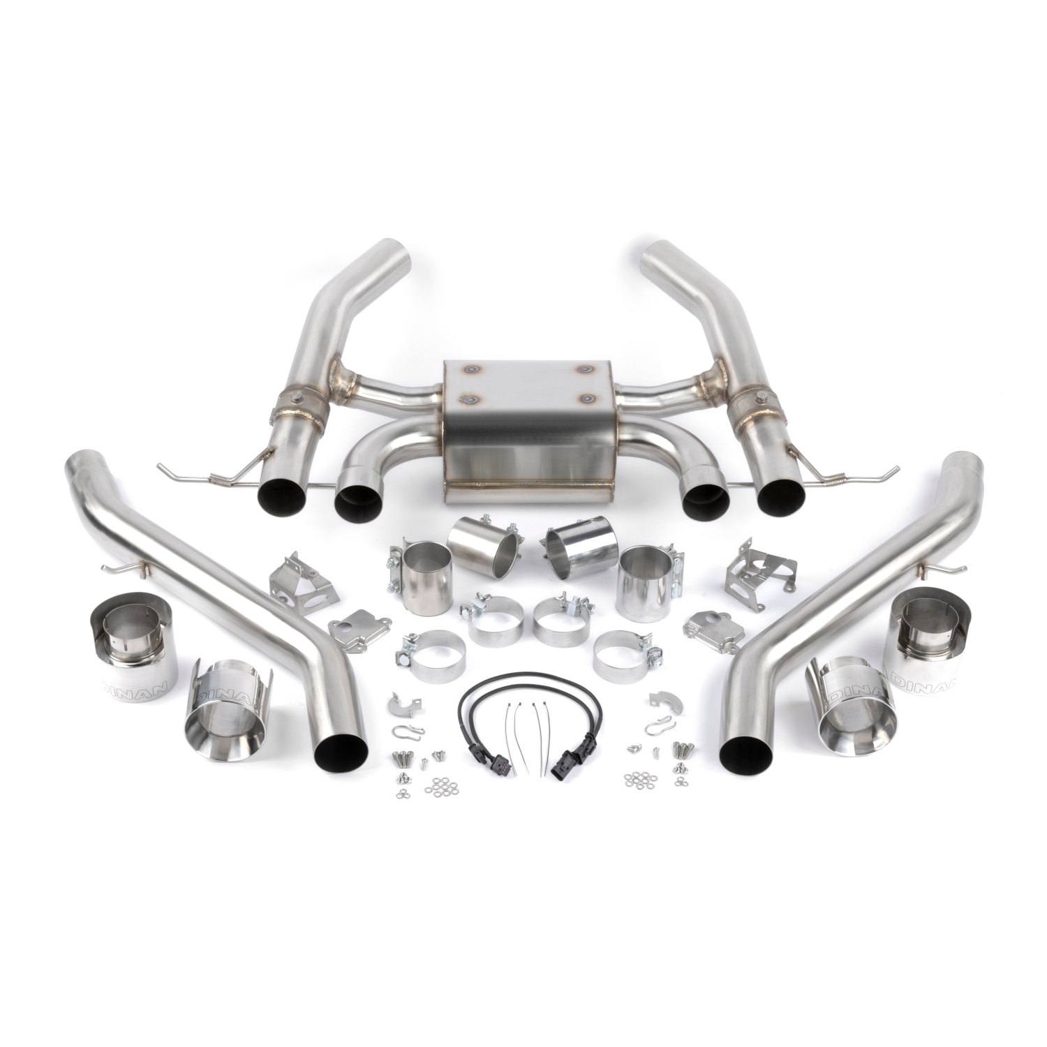 Dinan Valved Axle-Back Exhaust System — BMW M3 / M3 Competition / M4 / M4 Competition (G80/G82/G83) (2021–2024)